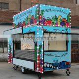 European Style Mobile Food Caravan Truck Mobile Pizza Vending Van With Big Ads Board thumbnail-5