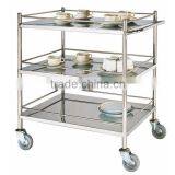 Stainless Steel Restaurant Serving Cart thumbnail-2
