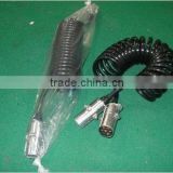 sprial cable for trailer (7-pin cable)