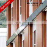 ISO 9001 Colorful Wave Surface Wearproof Exterior Hpl Panel