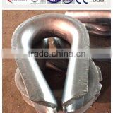 US TYPE Heavy type stainless steel 304 wire rope accessory wire rope thimble G414
