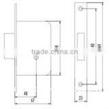 Glass Hidden Door Lock Types Hook Lock thumbnail-2