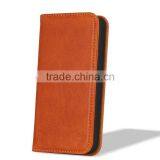 Reyon Real Leather Case for Iphone 5 With Card Slots and Magenta Close