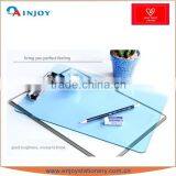 a4 Blue&grey Plastic Clip Board With Calculator