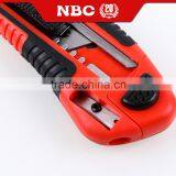 Manufacture Easy Cut 18mm Utility Knife With Safety Cutter Knife thumbnail-4