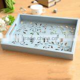 Antique Wood Serving Trays for Pedicure Spa