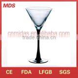 Handmade Stemware Frosted Cocktail Glass thumbnail-1