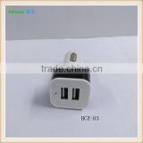 Mobile Phone Colorful Dual Usb 5v 2.1A Mini Universal Car Charger thumbnail-4