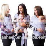 Hot Selling Baby Wrap Sling Carrier - Original Grey Cotton Quality Material thumbnail-3