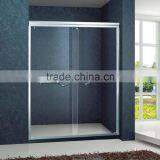 Aluminium Profile Double Sliding Door Tempered Glass Shower Screen(KD6011) thumbnail-1