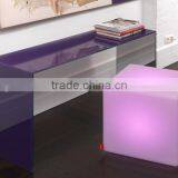 LED cube stool/ bar cube chair/ led cube furniture