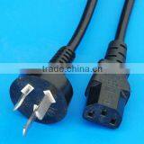 C7 3Pin Argentina POWER CORD With Tail Plug Made in China thumbnail-1