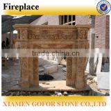 fireplace insert, indoor fireplace, stone fireplace