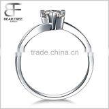 Engagement White Gold Plated CZ Promise Love Wedding Rings 925 Sterling Silver thumbnail-2