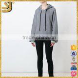 Fashion Custom Wear the Side Hem Grey Women Hoodie thumbnail-6
