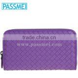 Wholesale Fashion Brand Folding Genuine Women Leather Wallet For Lady thumbnail-1