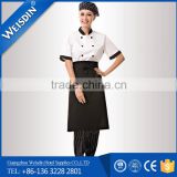 New fashion poly cotton women sexy chef uniform