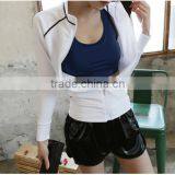 Sublimation Custom Full Zip Compression Hoodies, Sexy Sports Hoodies for Women thumbnail-2