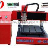Mini Advertising CNC Wood Engraving Machine HD-3036(PVC, ABS, Double-Color Board, MDF, Organic Glass, Plastic Etc) thumbnail-1