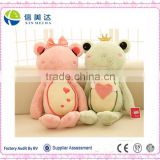 Stuffed animal dolls, the frog prince and princess plush toy
