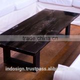 Petrified wood table, petrified wood coffee table