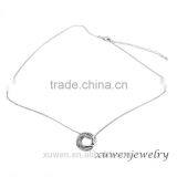 Ladies Circle Shape Stainless Steel Necklaces Surgical Steel