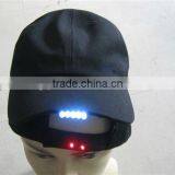 Bulk Mens Black Golf Cap With Led Light