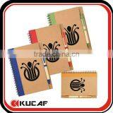 High Quality Customized Brown Kraft Cover Paper Notebooks thumbnail-1