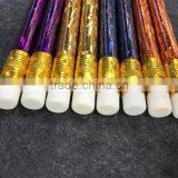 High Quality HB Round 7 Inch Wooden Laser Foil Hot Transfer Printing Pencil thumbnail-2