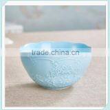 Ceramic Floating Flower Bowl With Flower Emboss thumbnail-3