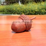 Wholesale cute smooth wooden acorn,hot sale wooden acorn decoration,christmas tree hanging acorn