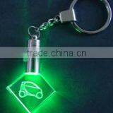 2016 Unique Design Leaf Shape Crystal Keychain thumbnail-4