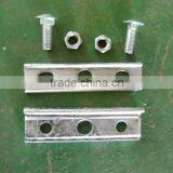 Suspension Clamp With 2 Bolts / Electric Galvanized Steel Cable Clamp thumbnail-3