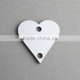 Heart Shape Sublimation Mdf Bag Tag Blank