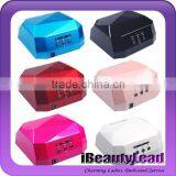 2015 CCFL and LED nail lamp 36w led lamp for nail art