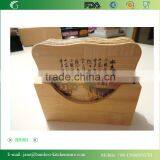 Traditionary Natural Home Decor Bamboo Coaster, Set of 6 thumbnail-2