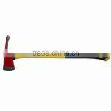 Chisel Axe, A621 3.5LB With 70% Fiberglass Handle, Made of Drop-forged Carbon Steel Head, Heat Treatment HRC 47-55