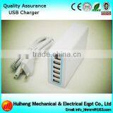 US/EU Plug 6 Port 10A USB Charger Station With Certificate thumbnail-1