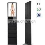 22" Standing Interactive Displays Touch Screen Kiosk Blue