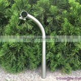 XACD Made Titan Bending Bicycle Stem Customized ti Bike Stems With Hand Brush Finished ti Bicycle Stem Oem Cheap Made in China