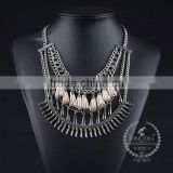 high quality vintage rhinestone chunky statement necklace tin alloy fashion women pendant necklace 6390085