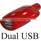Input DC12V 2-port Car Charger