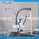 Lead Free Pull Out Spray Kitchen Sink Faucet FLG8019 High Quality Chrome Finished Kitchen Sink Faucet thumbnail-2