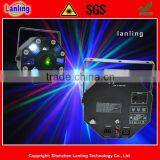 New Product RG 8 Patterns Laser + White Strobe + LED Effect Light