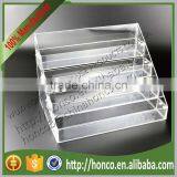 Top Selling 32pcs 4 Tiers Acrylic Nail Polish Cosmetics Display Rack Clear Colour thumbnail-4