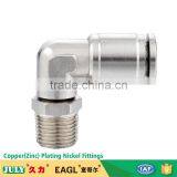 Wholesale 90 Degree Male Elbow Thread Coper Nickel Plating Pipe Fittings thumbnail-1