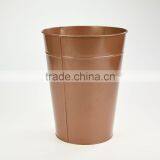 Free Samples Cheap Gold Powder Coated Finish Metal Europe Hotel Restaurant Table Flower Vase thumbnail-5
