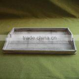 Rustic Customized Vintage Balsa Wooden Food Storage Tray With Laser Engraving Logo thumbnail-2