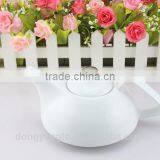Bulk Supply Wholesale Cheap Custom Logo Euro Style White Porcelain Tea Pot, Cheap Ceramic Teapot thumbnail-2