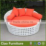 Comfortable Rattan Outdoor Furniture Beach Sun Bed Wicker Daybed thumbnail-4